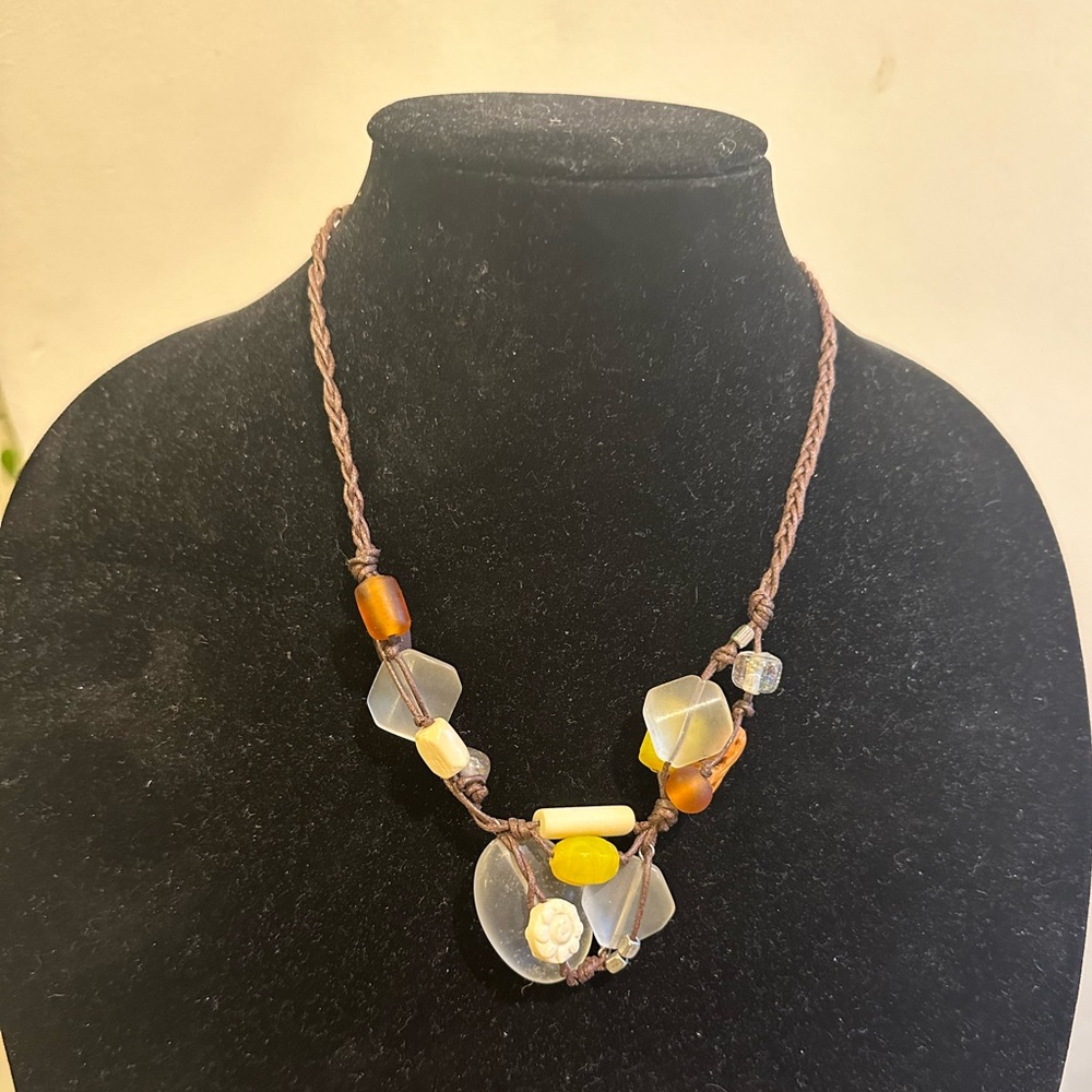 One-of-a-kind artisan Boho design necklace